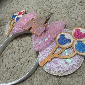 Pink sequin Disney headband